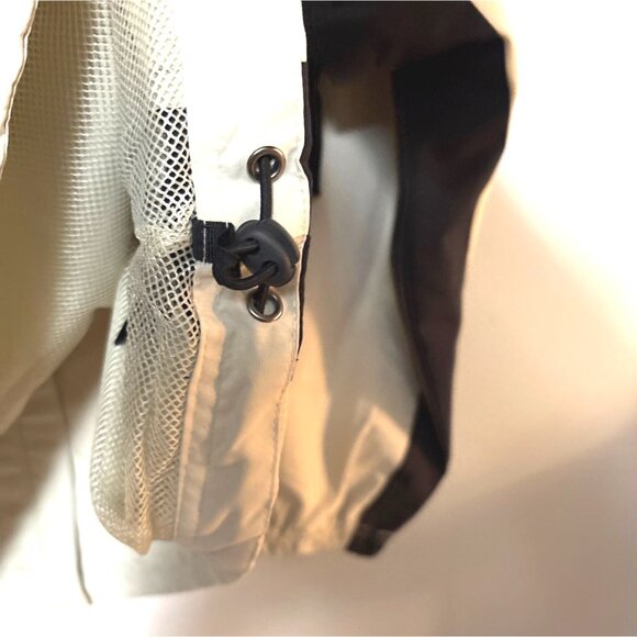 Vintage Hartwell Coretech Beige & Black Lightweight Polyester Windbreaker Jacket - Picture 6 of 7